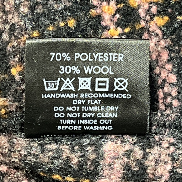 Summit UK Flannel Heavy Jacket Plaid Snap Button Up Chest‎ Hip Pockets Medium - Picture 11 of 11